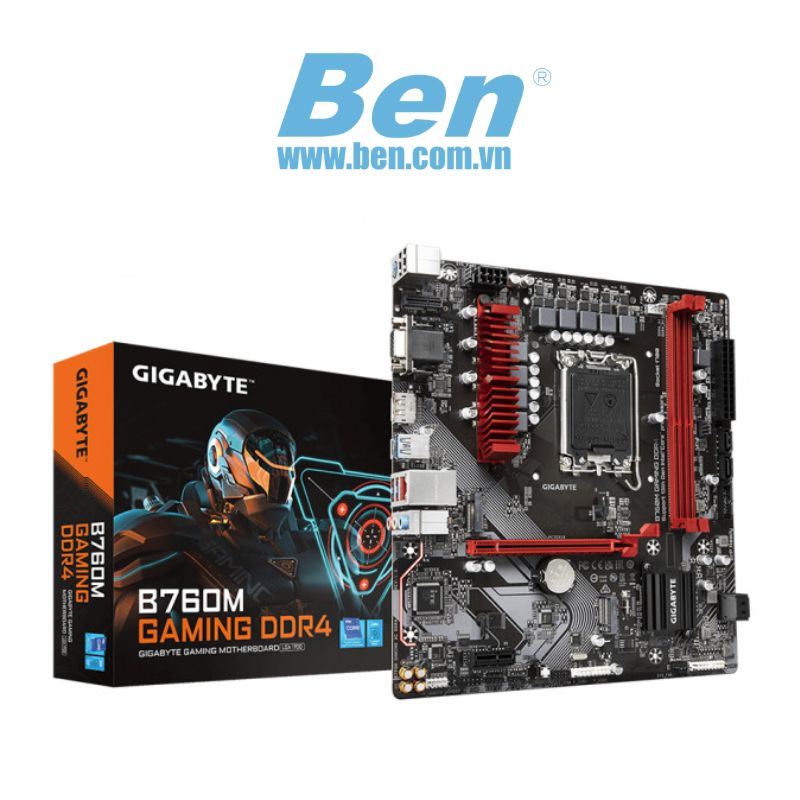 mainBoard Gigabyte B760M GAMING DDR4 ( Intel B760 | LGA 1700 | m-ATX | 2 khe RAM DDR4 )