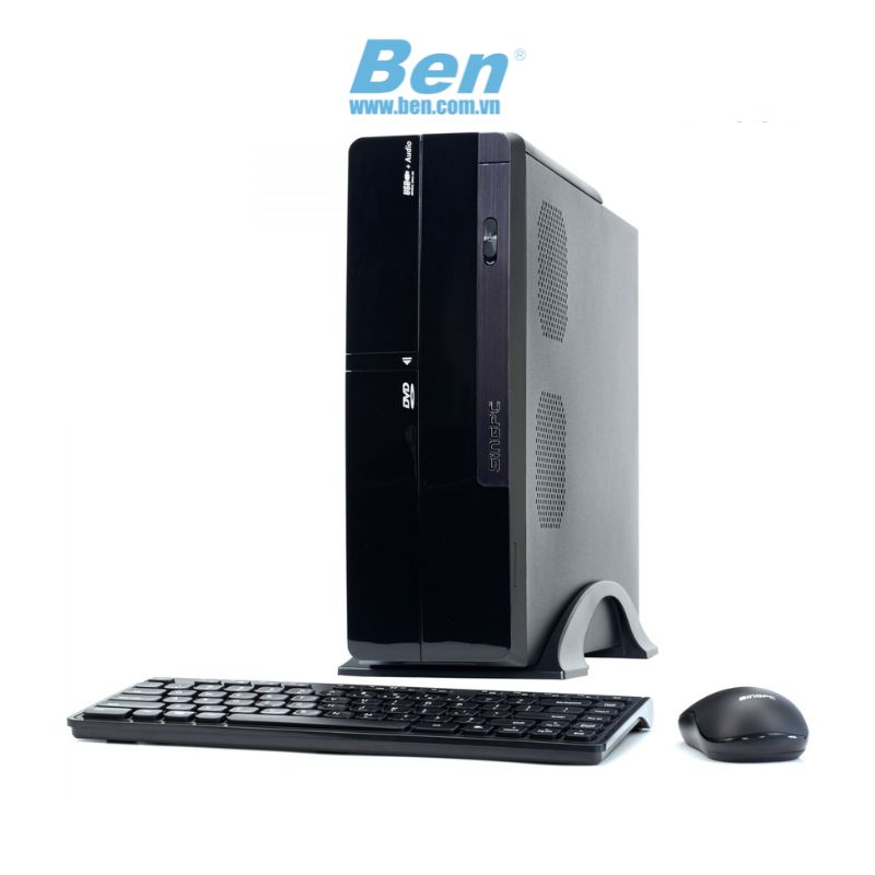 Máy Tính Để Bàn Singpc M550 ( M7402S0 - W ) | Intel Pentium Gold G7400 | Ram 4Gb | Ssd 128Gb | Intel Uhd Graphics | Wifi + Bt | Key & Mouse | Win 11 Pr