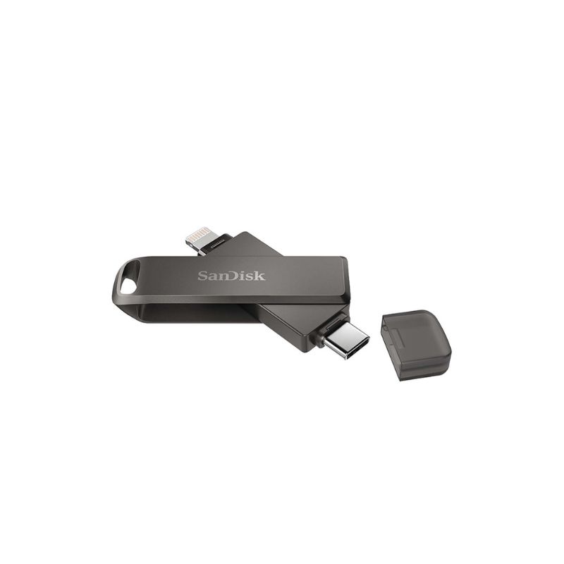 Thiết bị lưu trữ USB 256GB SanDisk iXpand Flash Drive Luxe/ Black/ (SDIX70N-256G-GN6NE)