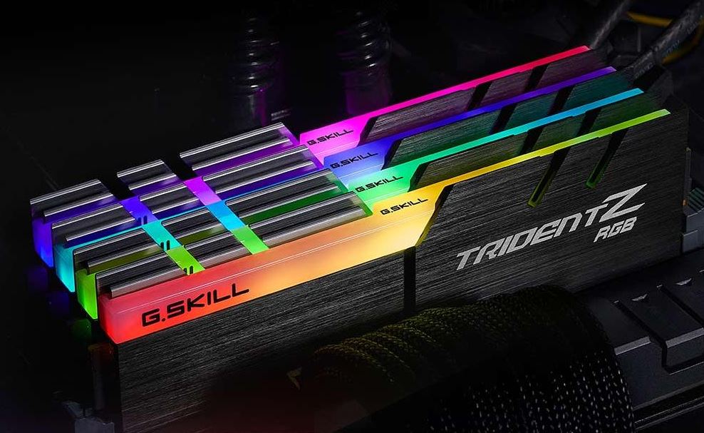 B? nh? trong máy tính d? bàn GSKill Trident Z LEB RGB 32Gb (2x16Gb) DDR4-3000- (F4-3000C16D-32GTZR)