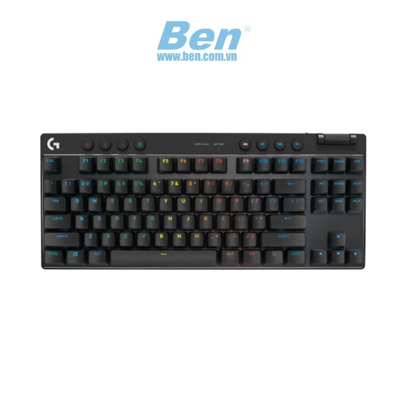 Bàn phím Gaming không dây Logitech Pro X TKL Lightspeed Màu đen Tactile Switch _ 920-012137