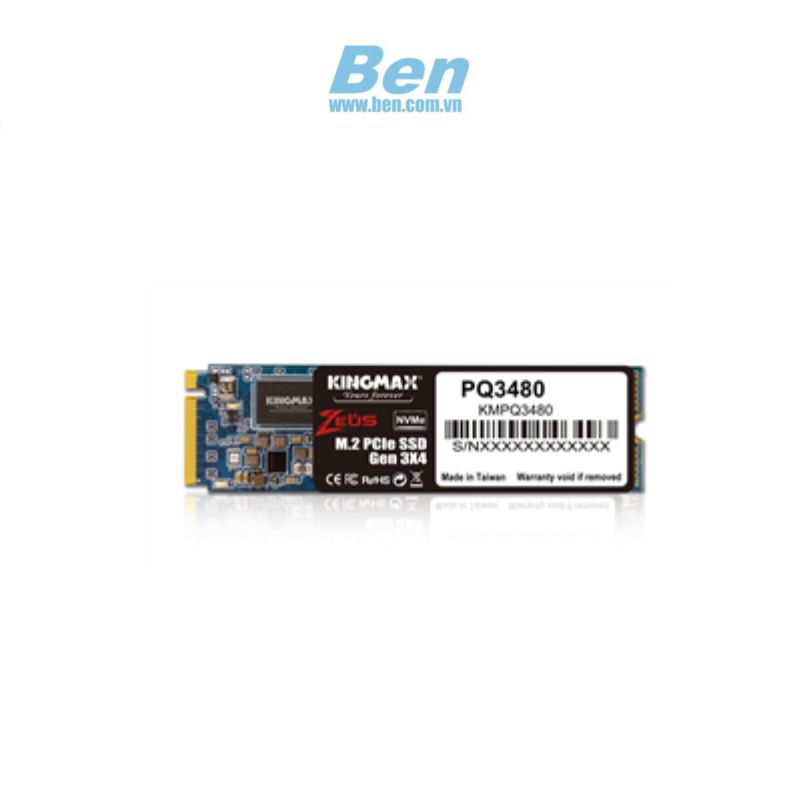 Ổ Cứng SSD Kingmax Zeus PQ4480 1TB M.2 2280 PCIe NVMe Gen 4x4 (Đọc 3500MB/S - Ghi 2700MB/S) - ( KMPQ44801TB )