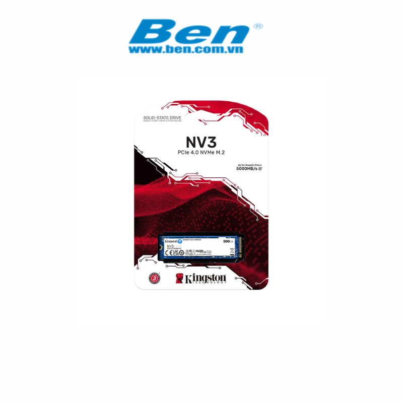Ổ Cứng Ssd Kingston Nv3 1Tb Pcie Gen4 X4 Nvme M.2 (Snv3S/1000G)