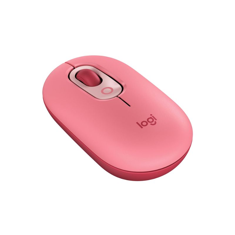 Chuột không dây Logitech Pop Emoji HeartBreaker Rose (USB/Bluetooth/Hồng)