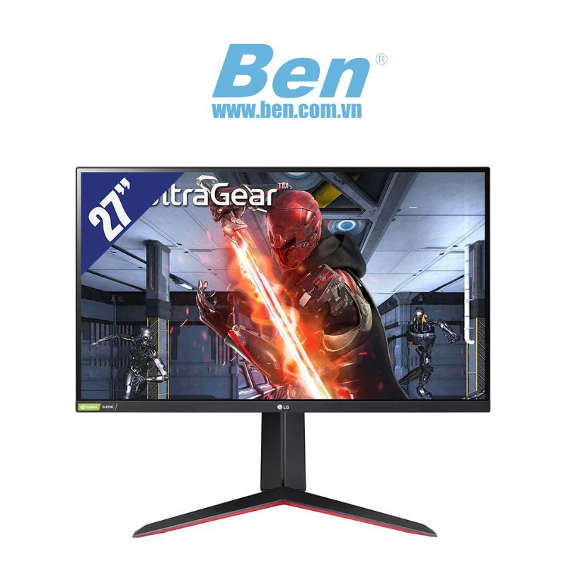 Màn hình LCD LG 27GN65R-B.ATV | 27 inch FHD | IPS | 144Hz | 1 ms | HDMI + DP | 2Yr