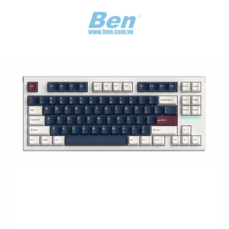 Bàn phím cơ Không dây FL-Esport FL750CPM Metal Heart RGB Kailh BOX V2 Red sw (USB/Bluetooth/3Mode/Hotswap)