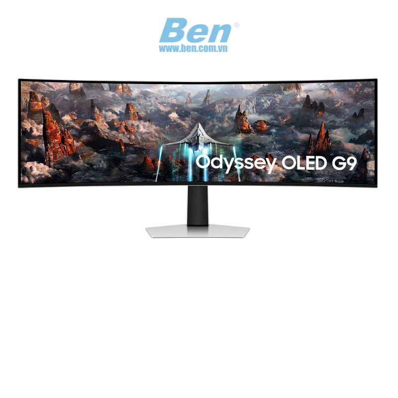 Màn hình cong Samsung Ultrawide Odyssey G9 LS49CG934SEXXV | 49 inch HQHD ( 5120x1440 ) | OLED | 240Hz | 0.03 ms |  HDMI + DP + USB | 2Yrs