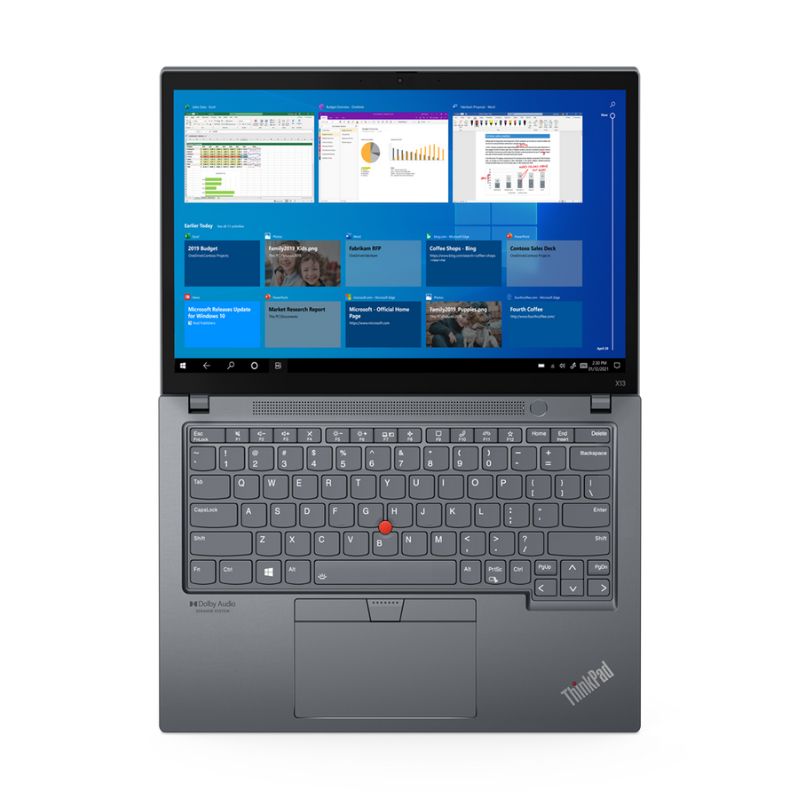 Laptop LENOVO ThinkPad X13 Gen 2 (20XH009UVN)/ Xám/ AMD Ryzen 5 PRO-5650U (2.3Ghz, 19MB)/ RAM 16GB/ 512GB SSD/ AMD Radeon Graphics/ 13.3inch WQXGA/ 3Cell/ Win 11P/ 3Yrs