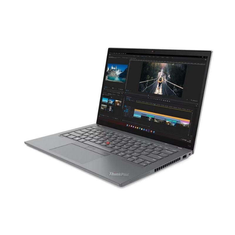 Laptop Lenovo thinkpad T14 gen 4 ( 21HD006YVN ) | Grey | Intel core i7 - 1355U | RAM 32GB | 1TB SSD | Intel Iris Xe Graphics | 14 Inch 2.8K | 3C 45WH | AX + BT | FP | Win 11 Pro | 3Yrs
