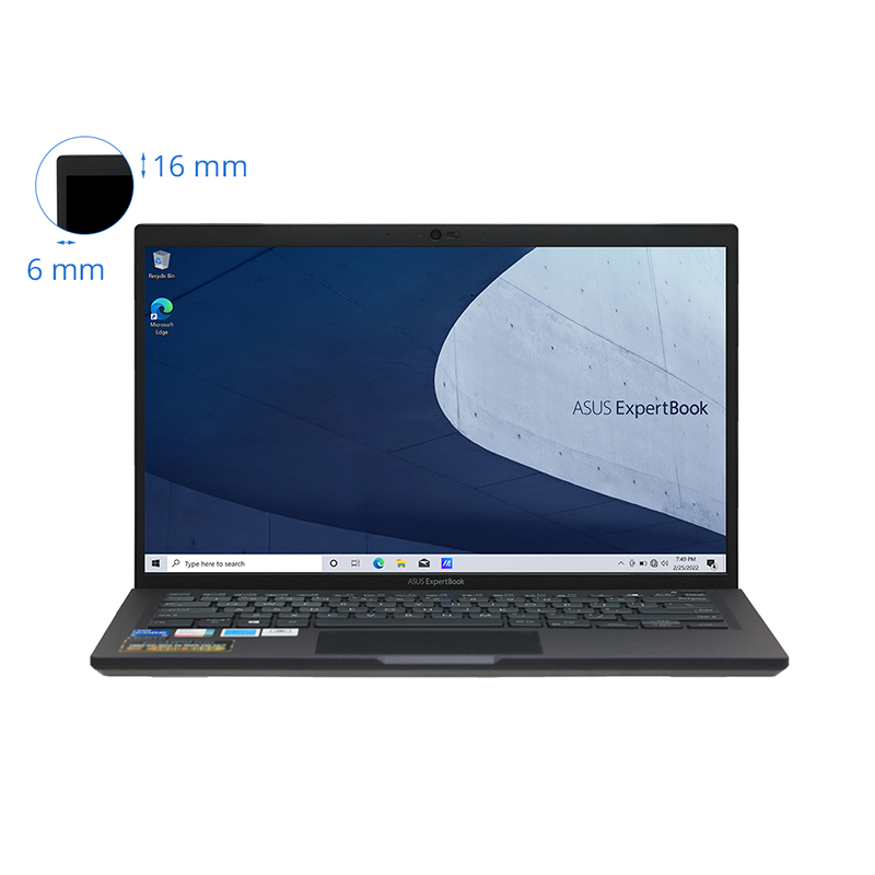 Laptop Asus ExpertBook B1400CEAE-EK4157/ Intel Core i5-1135G7 (up to 4.2Ghz, 8MB)/ RAM 8GB/ 512GB SSD/ Intel Iris Xe Graphics/ 14 Inch FHD/ Free Dos/ 2Yrs
