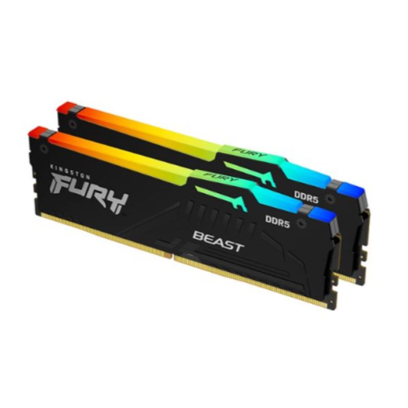 RAM PC Kingston Fury Beast RGB 16GB (2x8GB) bus 6000 DDR5 ( KF560C40BBAK2-16 )