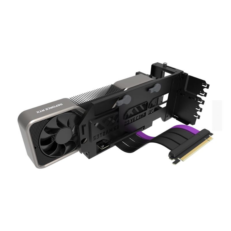 Bộ Dựng Cooler Master Vertical GPU Holder Kit V3 + PCI-E 4.0 x16 - 165mm (MCA-U000R-KFVK03)