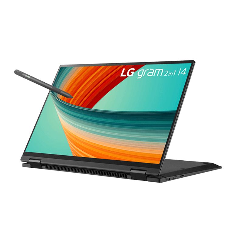 Laptop LG GRam 2023 (14T90R-G.AH55A5)/ Black/ Intel Core i5-1340P/ Ram 16GB LPDDR5 / 512GB SSD/ Intel Iris Xe Graphics/ 14 Inch WUXGA/ Win 11H/ 1Yr
