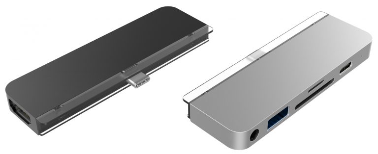 CỔNG CHUYỂN CHUYÊN DỤNG HYPERDRIVE 6 IN 1 HDMI 4K/60HZ USB-C HUB FOR IPAD PRO 2018/2020 & MACBOOK/LAPTOP/SMARTPHONE – HD319B - Silver