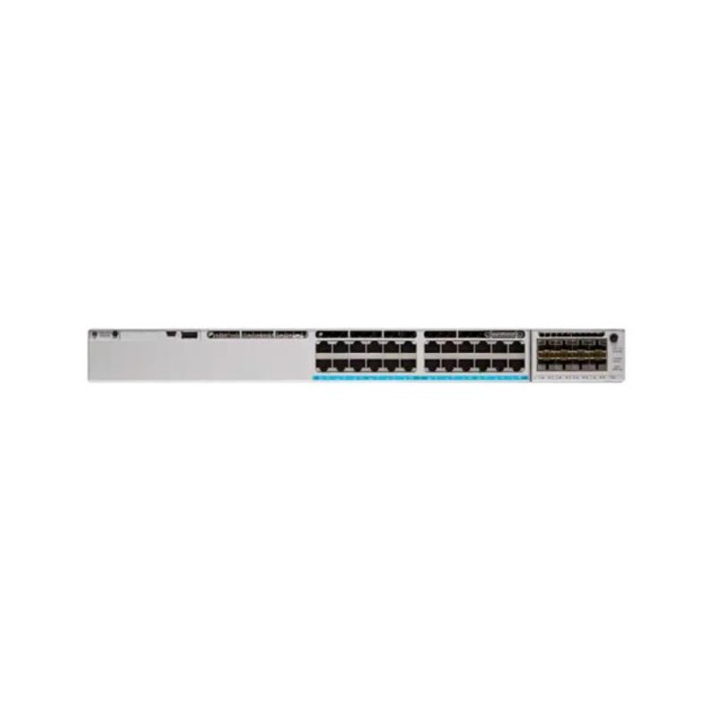 Thiết bị chuyển mạch Switch Cisco Catalyst 9300L 24p PoE, Network Essentials ,4x1G Uplink (C9300L-24P-4G-E)