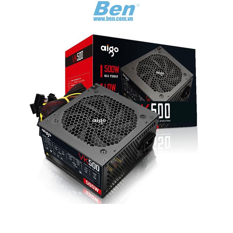 Nguồn Máy Tính Aigo Vk550 - 550W (Màu Đen)