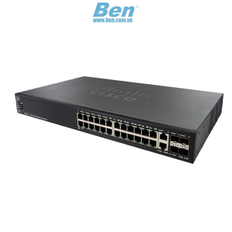 Thiết bị chia mạng 48-port Gigabit Stackable Switch CISCO (SG350X-48-K9)