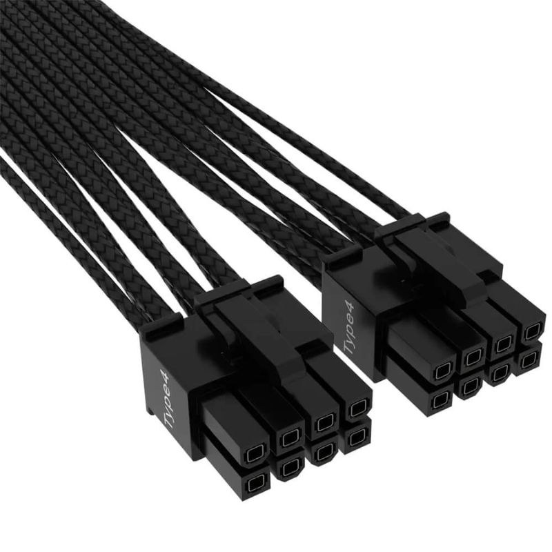 Dây cáp nguồn Corsair Premium Individually Sleeved 12+4pin PCIe Gen 5  12VHPWR 600W cable(CP-8920331), Type 4/ Black/ 2Yrs chính hãng, chất lượng  tại Ben Computer. Giao hàng toàn quốc.