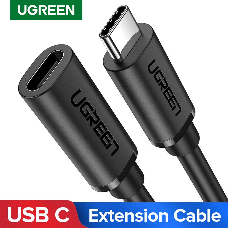 Cáp n?i dài USB Type-C (Male/Female) dài 0,5m chính hãng Ugreen 40574 cao c?p
