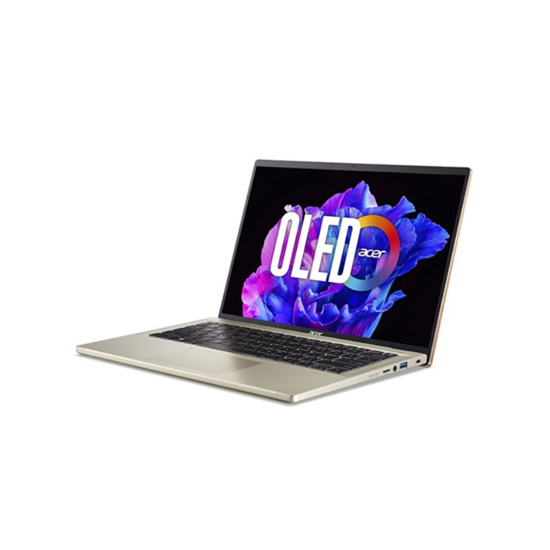 Laptop  Acer Swift Go SFG14-71-513F( NX.KPZSV.003) | Sunshiny Gold | intel Core i5-13500H | Ram 16GB | 512Gb SSD |  Intel Iris Xe Graphics| 14 inch OLED 2.8k |  3 Cell  65Wh |  Win11 Home  Office |  1Yrs