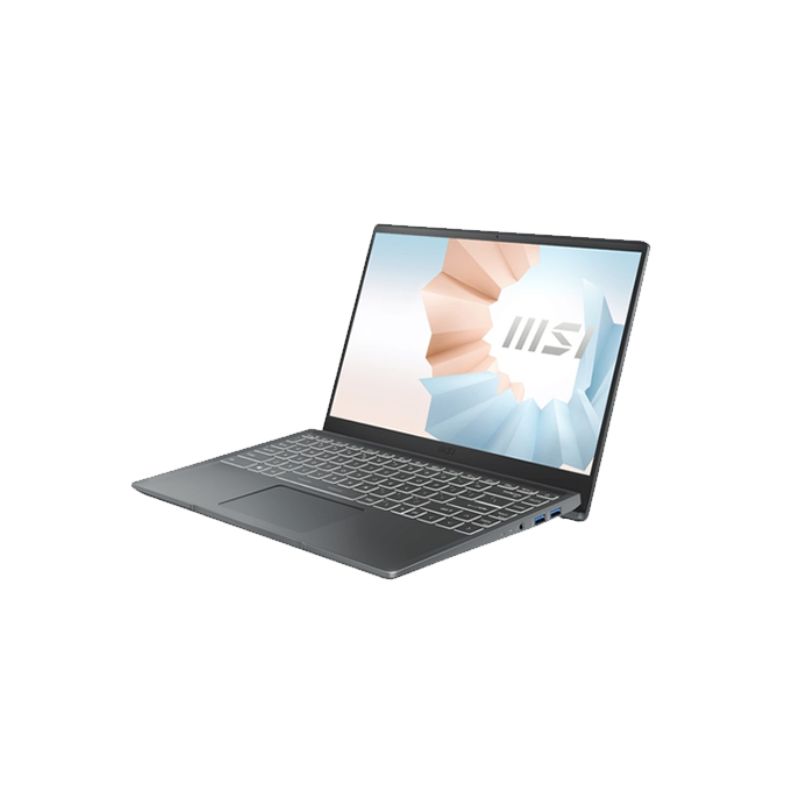 Laptop MSI Modern 14 (B11MOU-618VN)/ Gray/ Intel Core i7-1195G7/ RAM 8GB DDR4/ 512GB SSD/ Intel Iris Xe Graphics/ 14.1 inch FHD/ Win 10/ 1Yr