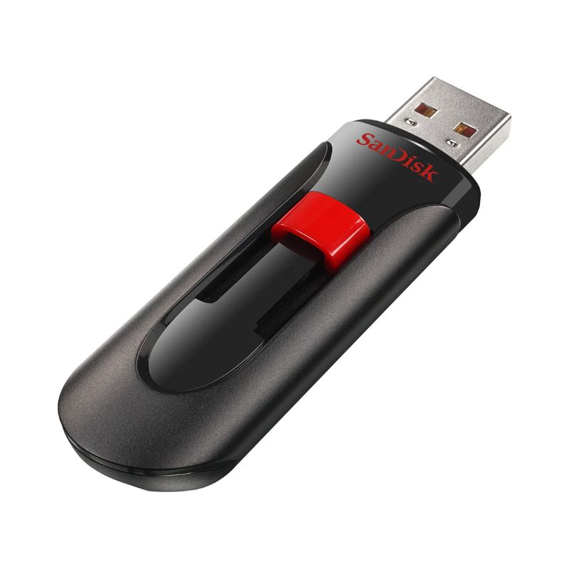 USB SanDisk 256GB USB 3.0 Cruzer Glide SDCZ600-256G-G35 Black with red slider
