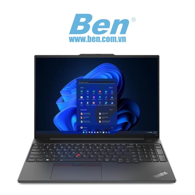 Laptop Lenovo Thinkpad E16 Gen 1 ( 21Jn006Gvn ) | Đen | Intel Core I7 - 1355U | Ram 16Gb Ddr4 | 512Gb Ssd | Intel Iris Xe Graphics | 16 Inch Wuxga | 