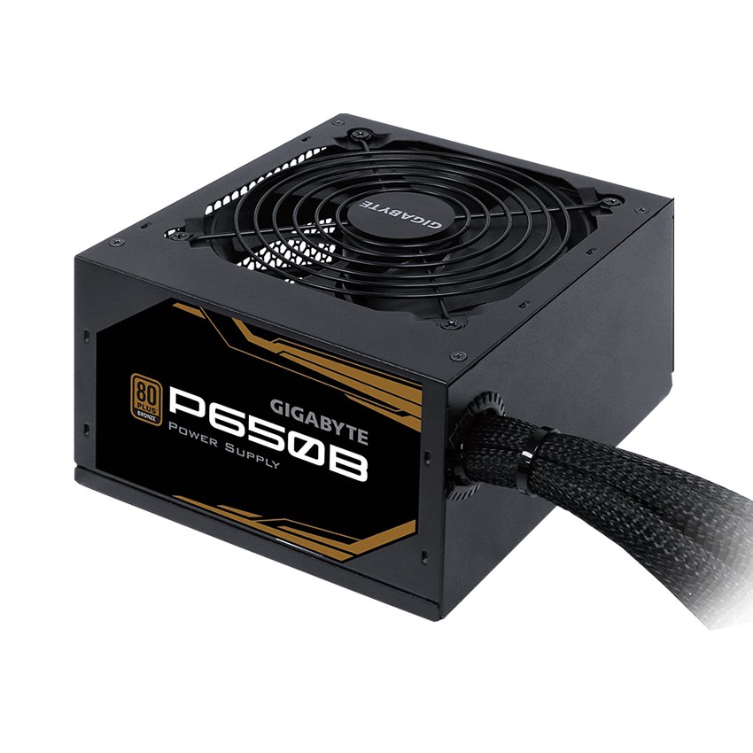 Nguồn Gigabyte GP-P650B 650W Active PFC (80 Plus Bronze / Màu Đen)