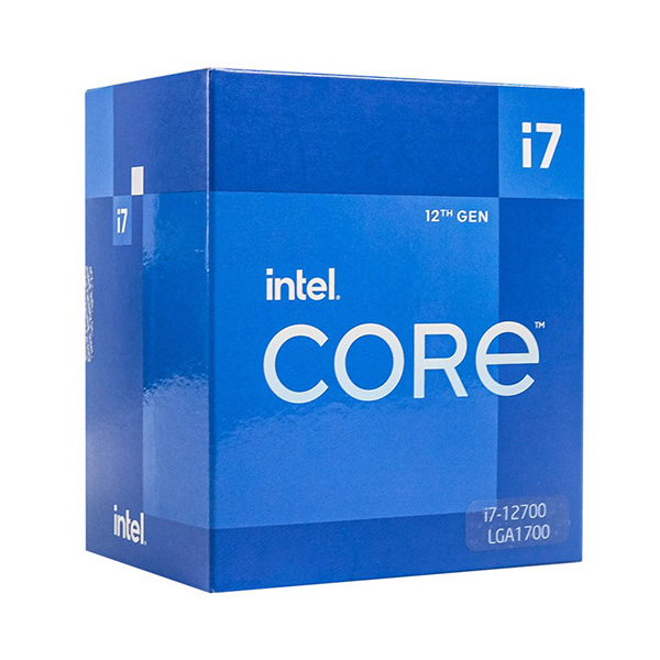 Bộ vi xử lý CPU Intel Core i7-12700 (Up To 4.90GHz, 12 Nhân 20 Luồng, 25M Cache, Alder Lake