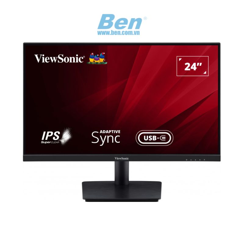 Màn hình máy tính Viewsonic VA2409-MHU/ 24 inch FHD/ IPS/ 75Hz/ USB-C/ 3Yrs