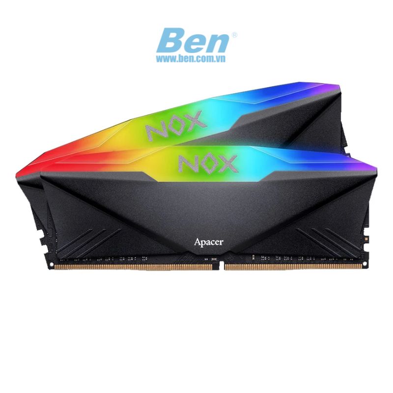 RAM desktop APACER DDR4 32GB (16Gx2) 3600 OC NOX RGB AURA 2 (2 x 8GB) DDR4 3600MHz (AH4U32G36C25YNBAA-2)