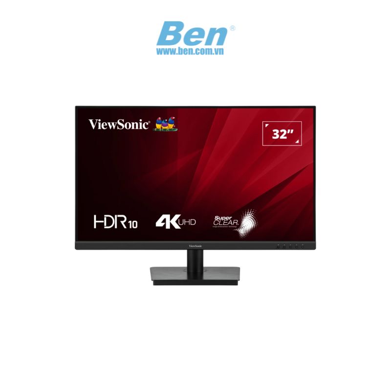 Màn hình máy tính ViewSonic VA3208-4K-MHD | 31,5 inch 4K UHD | 60 Hz | VA | 4ms | HDMI + DP | 3Yrs