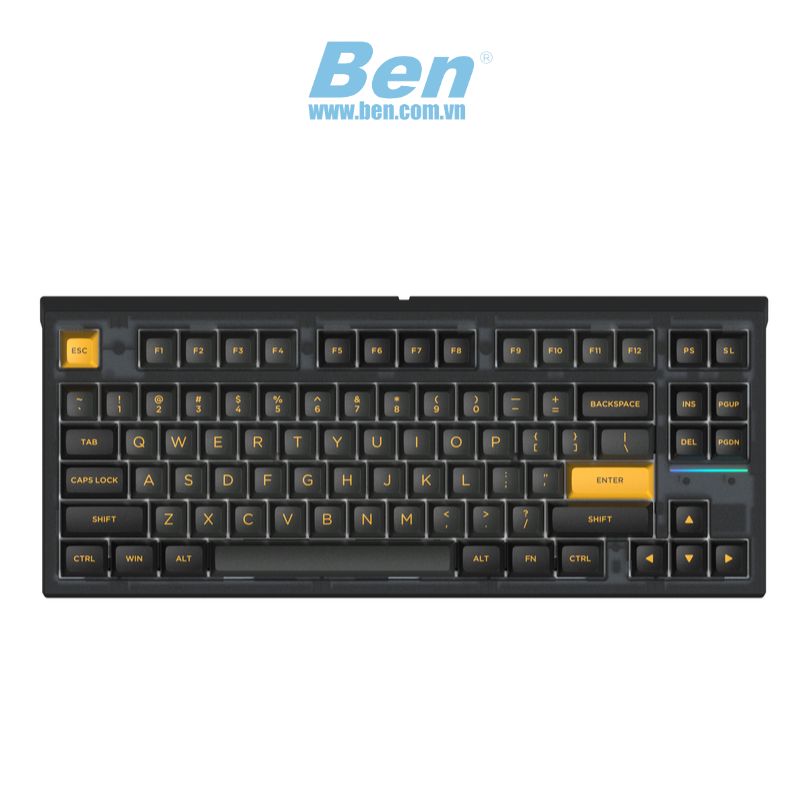 Bàn phím cơ Không dây FL-Esport FL750 SAM Polar Night RGB Gasket Mount Kailh BOX V2 Red sw (USB/Bluetooth/3Mode/Hotswap)