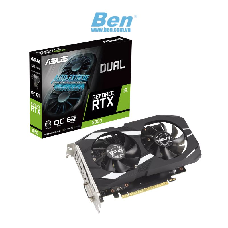 VGA Asus DUAL RTX 3050 OC 6GB ( DUAL-RTX3050-O6G )