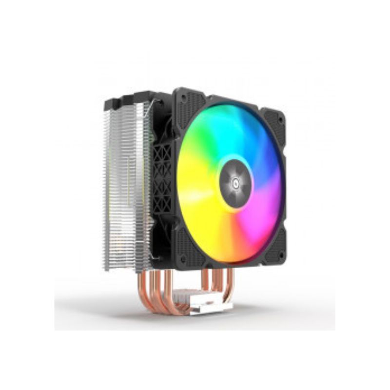 Vỏ case KENOO ESPORT G362 3F ( 3 fan led RGB rainbow/ màu đen)