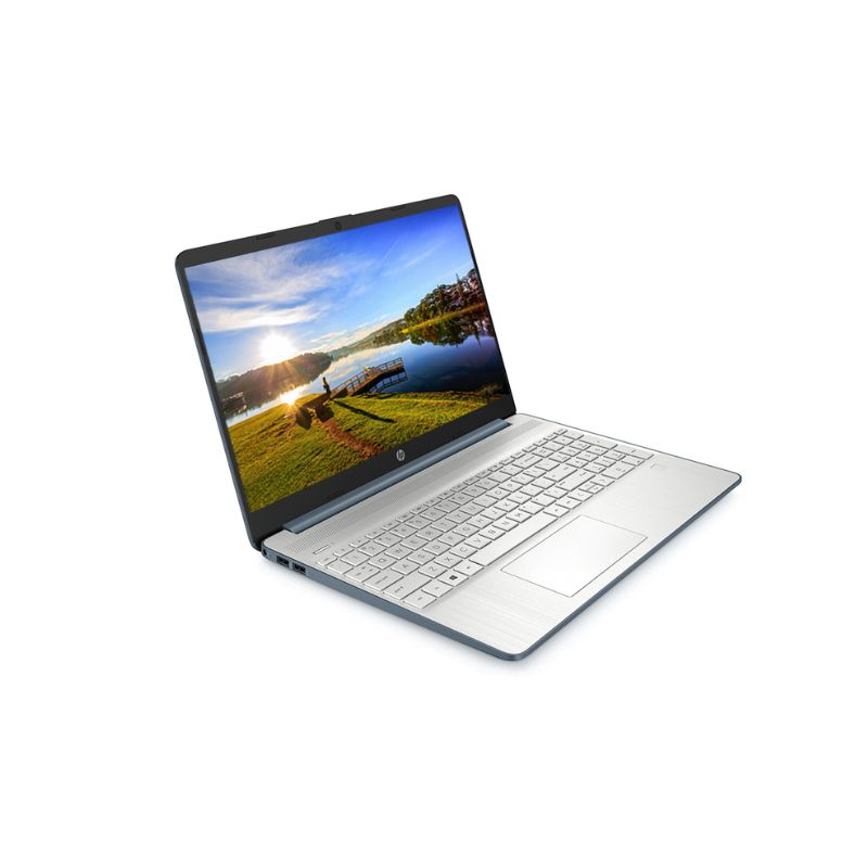 Laptop HP 15s-fq5228TU ( 8U240PA ) | Spruce Blue | Intel Core i3-1215U | RAM 8GB | 512GB SSD | Intel UHD Graphics | 15.6 inch FHD | 3 Cell | Win 11 Home | 1Yr