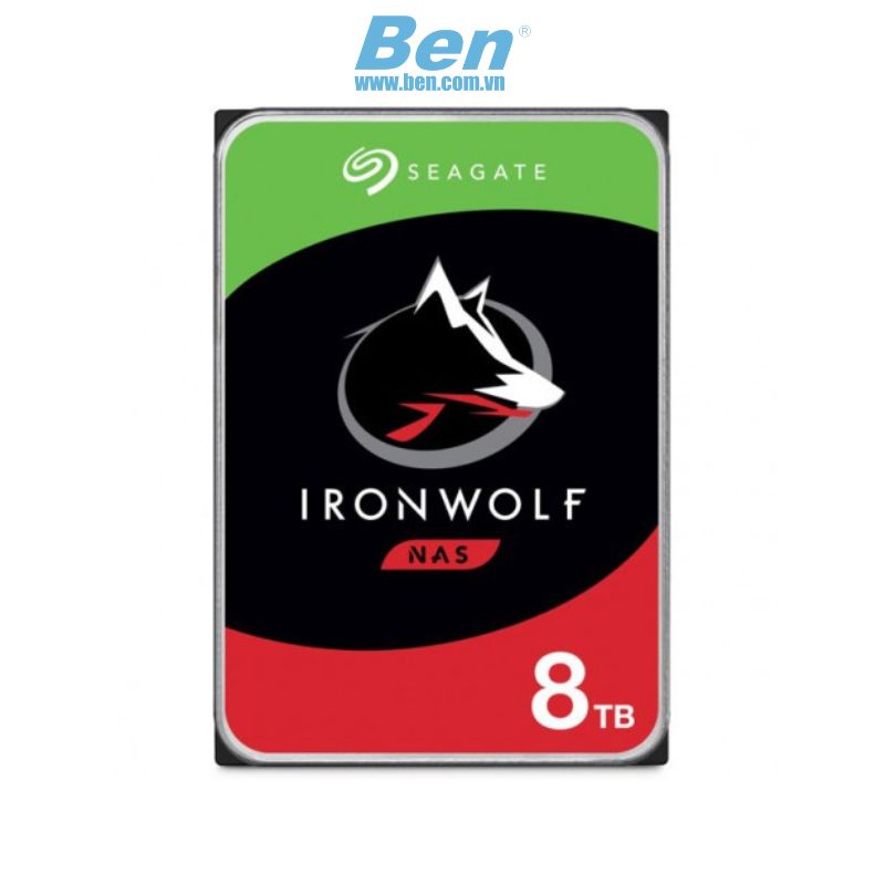 Ổ cứng gắn trong HDD Seagate Ironwolf 8TB NAS SATA 7200rpm 256MB cache (ST8000VN004)