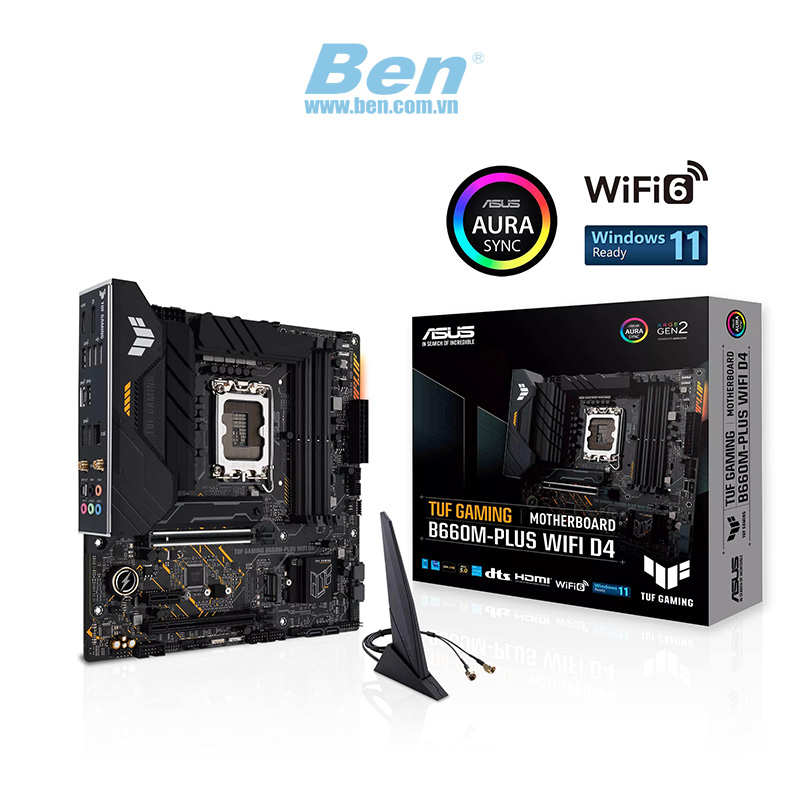 Mainboard Asus TUF GAMING B660M-PLUS WIFI D4