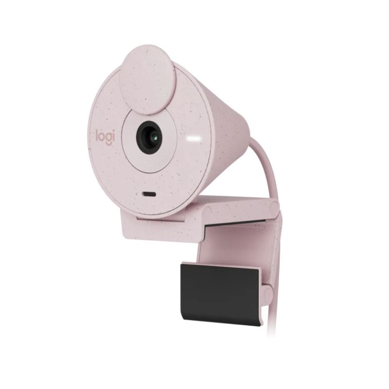 Webcam Logitech Brio 300 FHD/ Hồng