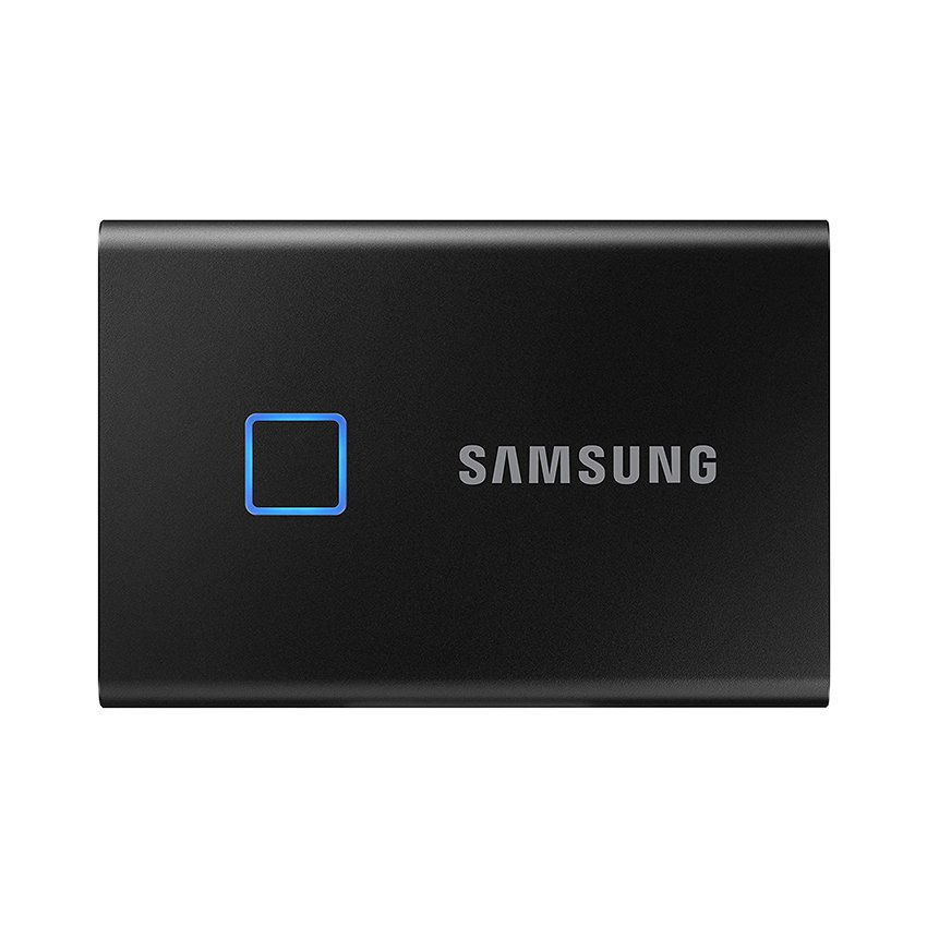 Ổ cứng di động SSD Samsung T7 Touch Portable 500GB USB 3.2 - 2.5 inch/ Đen (MU-PC500K/WW)