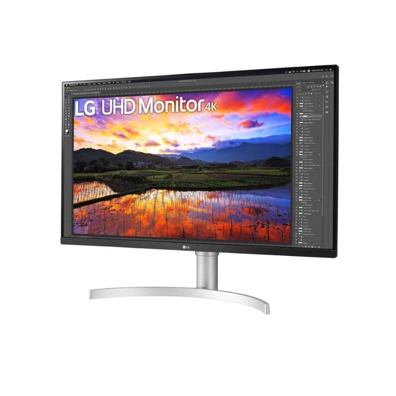 Màn hình máy tính LG UltraFine 32UN650-W/ 31.5inch UHD 4K/ IPS/ 60Hz/ HDMI/ DP/ 2Yrs