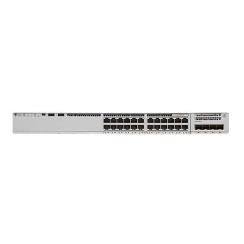 Thiết bị chuyển mạch Switch Cisco Catalyst 9200L 24-port (8xmGig, 16x1G, 2x25G) PoE+, Network Essentials (C9200L-24PXG-2Y-E)