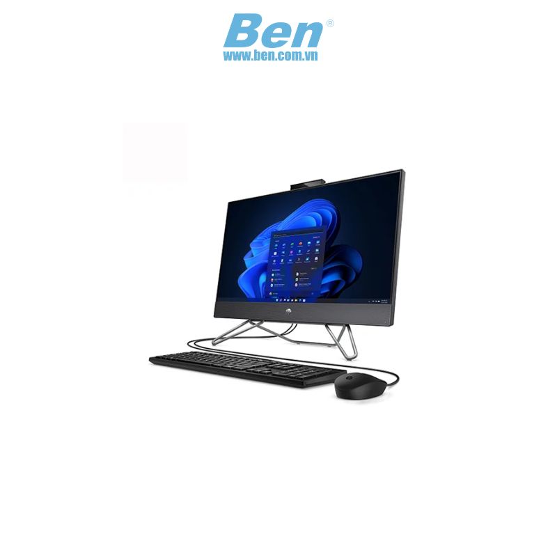 Máy tính để bàn All in one HP ProOne 240 G9 (6M3V4PA) / Black/ Intel Core i7-1255U / Ram 8GB DDR4 / 512GB SSD/ Intel UHD Graphics / 23.8 inch FHD/ K&M/ WL+ BT/ Win11SL/ 1Yr