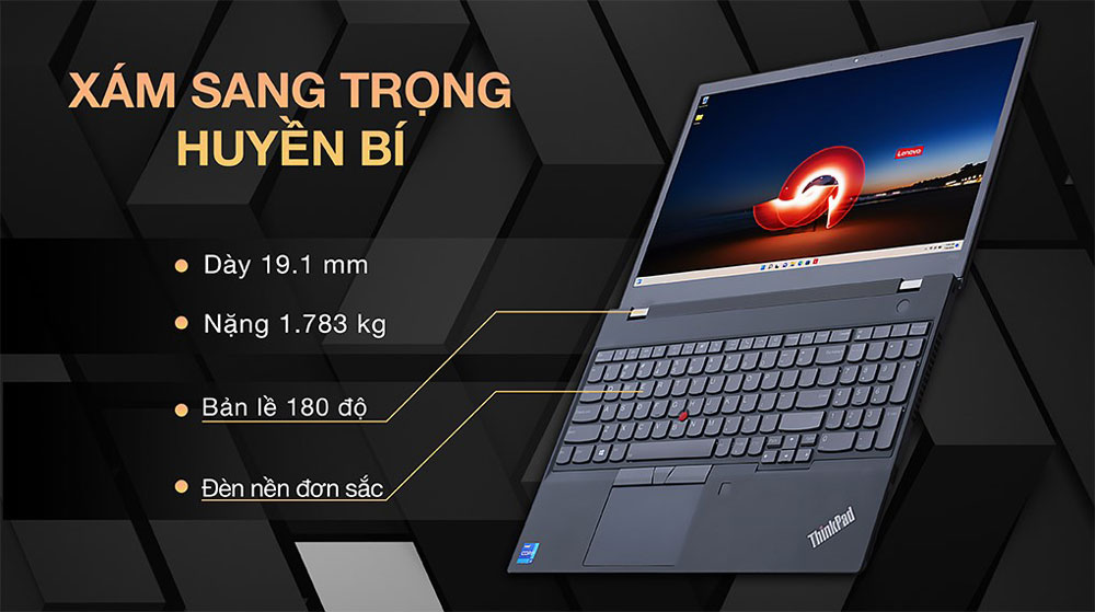 Máy tính xách tay LENOVO Thinkpad P15s G2 (20W600CQVN)/ Grey/ Intel Core i7-1165G7 ( 4.7Ghz,12MB)/ RAM 16GB/ 512GB SSD/ Nvidia Quadro T500 4GB GDDR6/ 15.6 inch FHD/ Win 11H/ 3Yrs