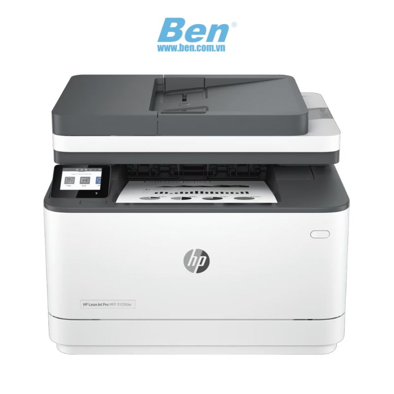 Máy in đa năng trắng đen HP LaserJet Pro MFP 3103fdw Printer (3G632A)