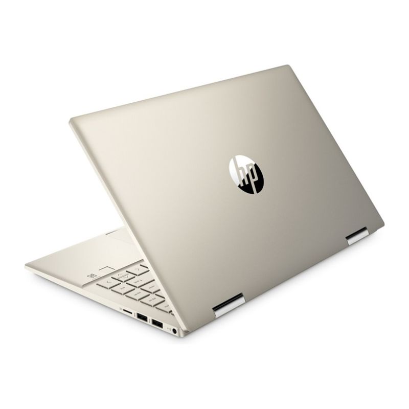 Laptop HP Pavilion X360 14-ek0055TU (6L293PA)/ Gold/ Intel Core i7-1255U (up to 4.7Ghz, 12MB)/ RAM 16GB/ 512GB SSD/ Intel Iris Xe Graphics/ 14inch FHD Touch/ 3Cell/ Win 11SL/ PEN/ 1Yr