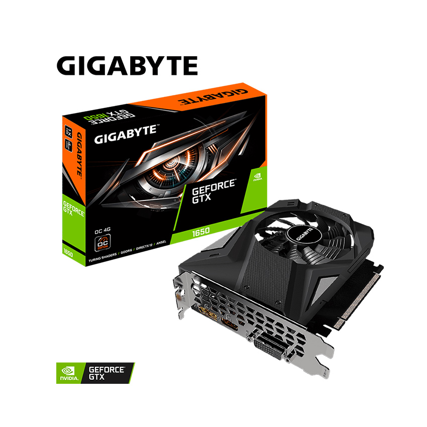 VGA Gigabyte GTX 1650 D6 4G (4GB GDDR6 , 128-bit, DP + HDMI + DP)