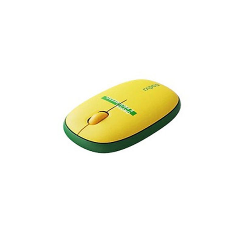 Chuột không dây Rapoo M650 Silent Brazil màu Yellow Green (Bluetooth, Wireless)