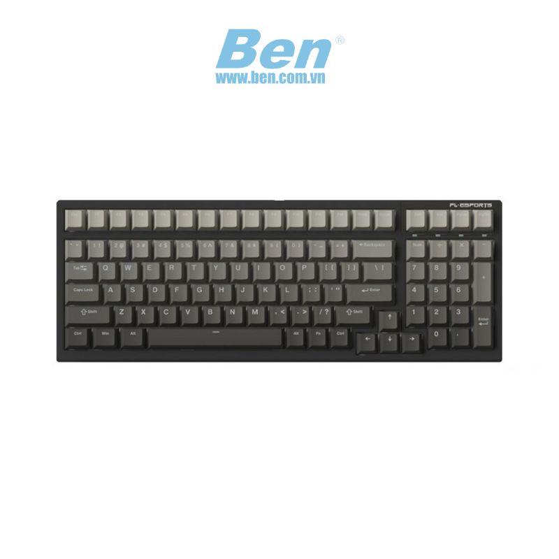 Bàn phím cơ FL-Esports FL100 CPM Black Carbon Body Gradient Ink, Kailh BOX Red Switch