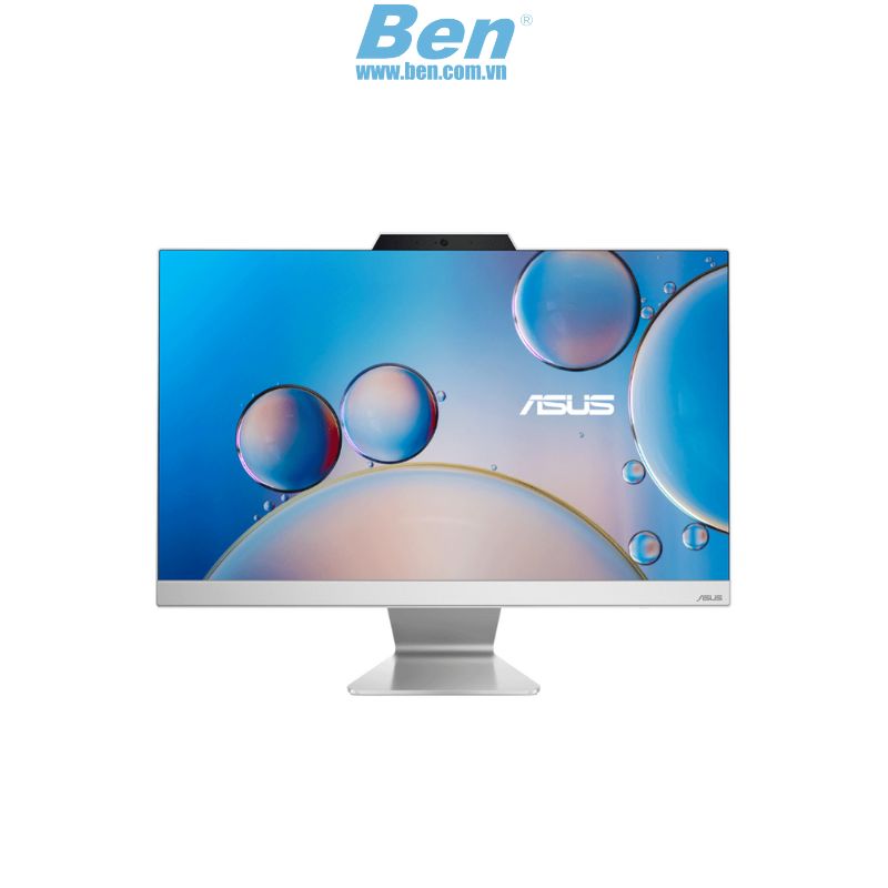 Máy Tính Để Bàn Aio All In One Asus A3402Wbat - Wa187W Touch | White | Intel Core I5 - 1235U | Ram 8Gb | 512Gb Ssd | Intel Iris Xe Graphics | 23.8 Inch